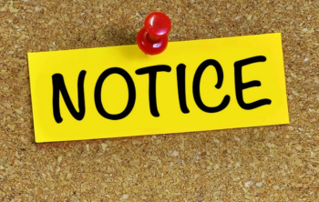 CÁC THÔNG BÁO ĐƯỢC GIỚI HẠN